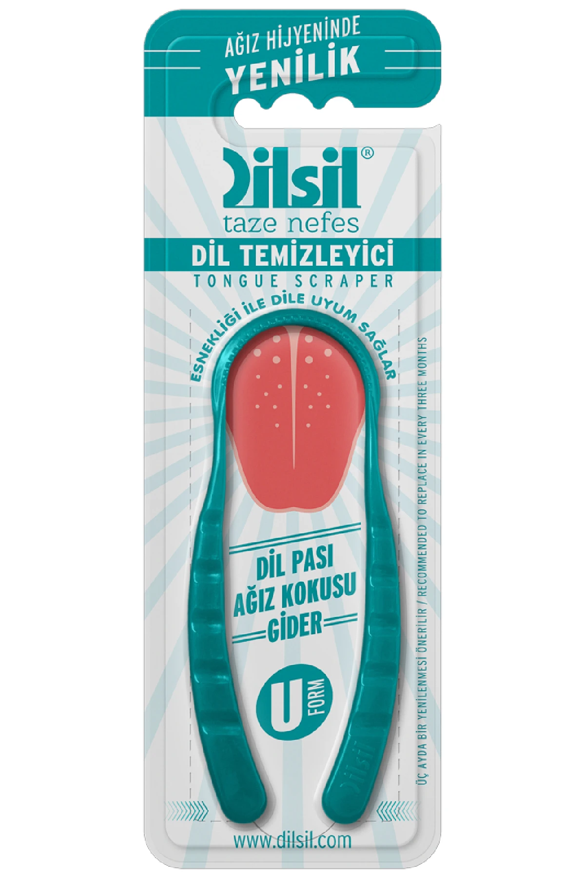 Dilsil Dil Temizleyici + Ağız Kokusu Giderici Dil Jeli Hediye