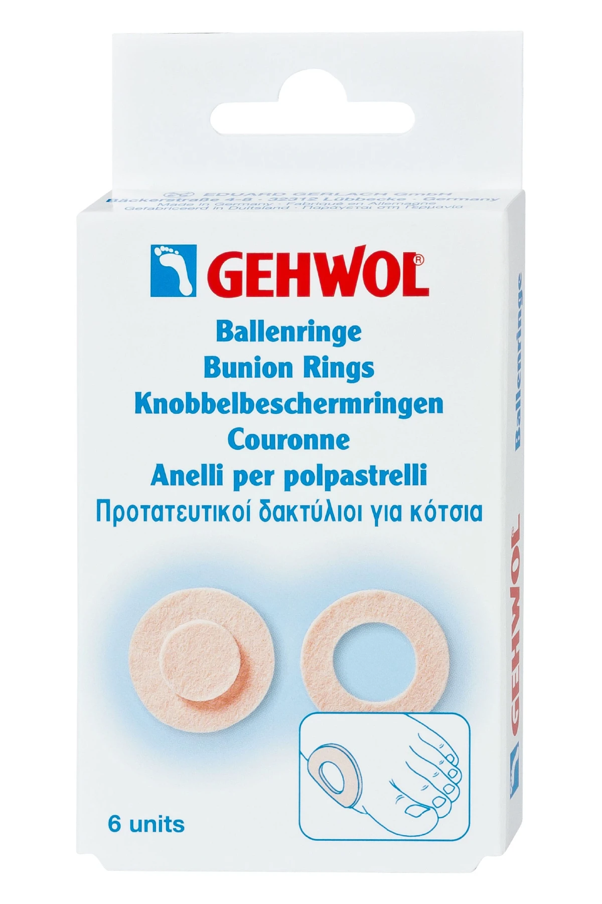 Gehwol Yuvarlak Bunyon Yastığı