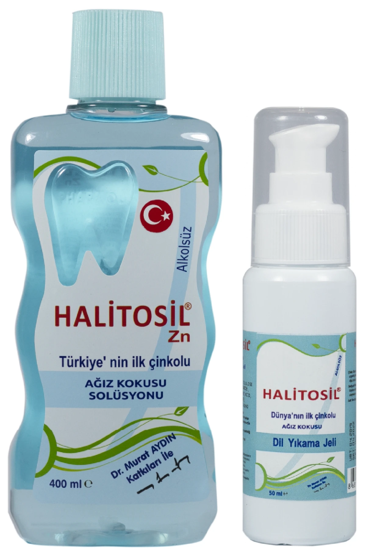Halitosil ZN Ağız Kokusu Önleyici Gargara + Dil Macunu